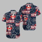 Elbows up Canada Hawaiian Shirt
