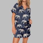 Elephant Pajama Set For Women