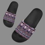 Ethnic Pattern Slide Sandals