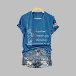 Freedom Democracy Tolerance And Justice For All Printed T-Shirt