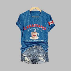 Women's Canadiano Strong Smooth And Oh-so-canadian T-Shirt