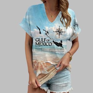 Women's Gulf Of Mexico Print T-Shirt