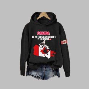 Canada It's Not Just A Country Canada Print Hoodie
