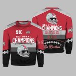 Go Bucks Ohio State 9x National Champions Sweatshirt