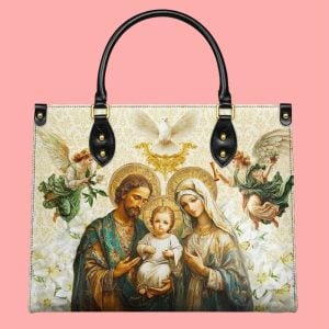 Holy Family Sacred Leather Bag