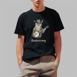 Hootenanny Owl Playing Banjo Shirt
