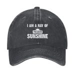 I'm A Freaking Ray Of Sunshine Printed Hat