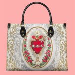 Immaculate Heart Of Mary Elegance Leather Bag