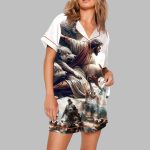 Jesus Protecting the Lamb from Wolves Pajama Set