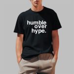 Justin Fields Wearing Humble Over Hype Shirt