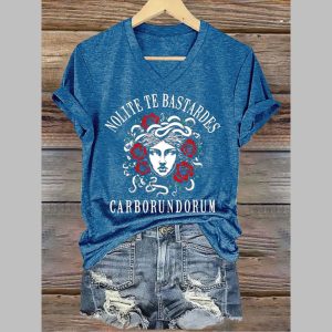 Women's Nolite Te Bastardes Carborundorum Printed T-Shirt