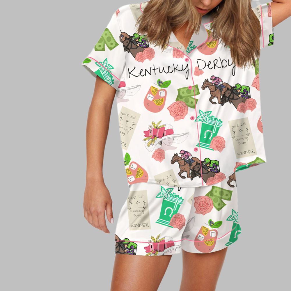 Kentucky Derby Horse Pajama Set 1 Kentucky Derby Horse Pajama Set 1