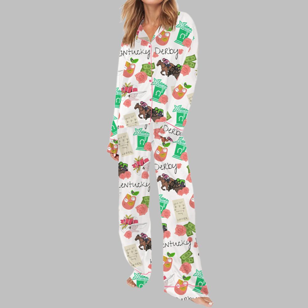 Kentucky Derby Horse Pajama Set 3 Kentucky Derby Horse Pajama Set 3