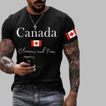 Men's Canada Glorious And Free Print T-Shirt