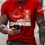 Men's Canada Hockey Print T-Shirt