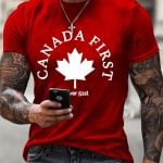Men's Canada No. 1 Not No. 51 Printed T-Shirt