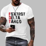 Men's Foxtrot Delta Tango Print Shirt
