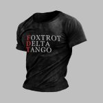 Men's Foxtrot Delta Tango Print T-Shirt