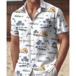 Men's Gulf Of Mexico Est 1550 Hawaiian Shirt