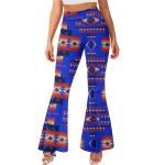 Native American Flared Slit Yoga Pants