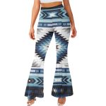Native American High Flared Slit Yoga Pants