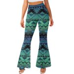 Native American High Waist Slit Yoga Pants