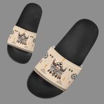 Native American Pride Bison Slide Sandals