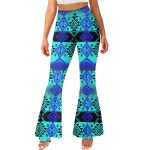 Native Waist Flared Slit Yoga Pants