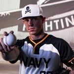 Navy Baseball Jolly Roger Hat