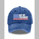 Not my President Print Hat