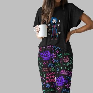 Jinx Girl Casual Pajama Set 1