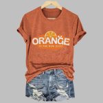 Orange Is The New Idiot Shirt