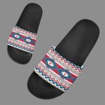 Pattern Native American Slide Sandals