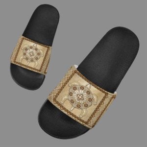 Turble Totem Native American Slide Sandals