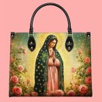 Roses Of Guadalupe Leather Bag