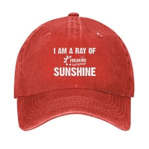 I'm A Freaking Ray Of Sunshine Cap