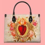 Sacred Heart Of Grace Leather Bag