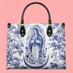 Sacred Serenity Virgin Mary Leather Bag