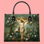 The Cross Of Redemption Leather Bag