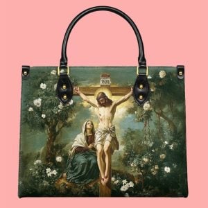 The Cross Of Redemption Leather Bag