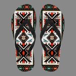 Tribal Colorful Pattern Native American Flip Flops