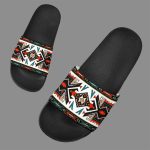 Tribal Colorful Pattern Native American Slide Sandals