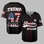 Trump 47 Maga America William Jersey