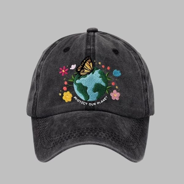Unisex Earth Day Protect Our Planet Print Hat 2
