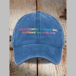 Unisex When Injustice Becomes Law Resistance Becomes Duty Print Hat