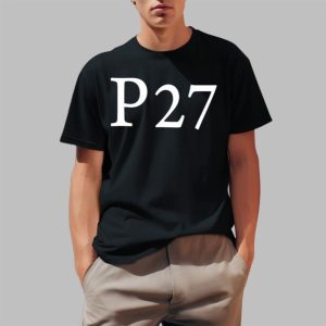 Stevi's Dad Wearing P27 Shirt