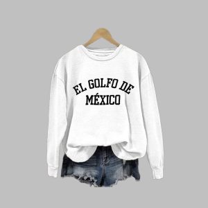 Women's Gulf Of Mexico El Golfo De Mexico Print Sweatshirt