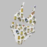 Vintage Canned Pickles Bikini Set For Women