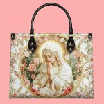 Virgin Mary's Grace Leather Bag