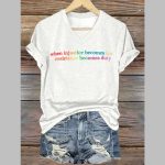 When Injustice Becomes Law Resistance Becomes Duty Printed Short-Sleeved T-Shirt